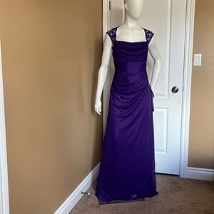 Purple long dress/Size XL